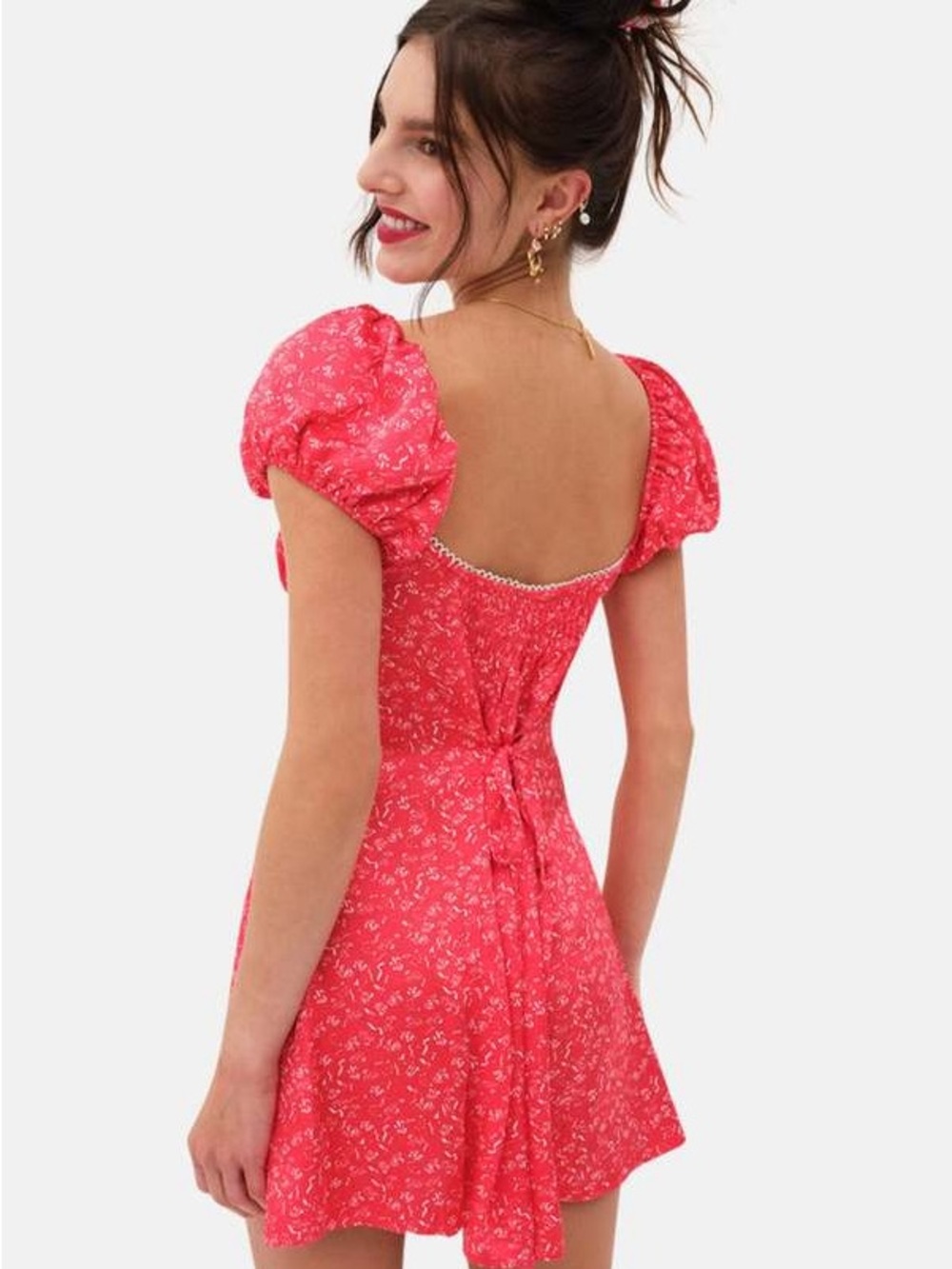 For Love & Lemons Antonia Floral Mini Dress - Picture 4 of 12